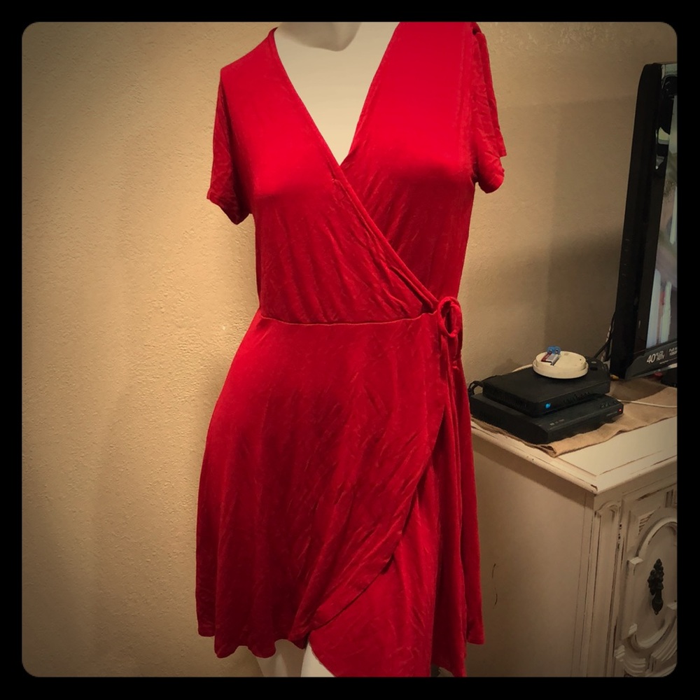 Red dress